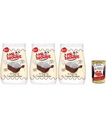  Italian Gourmet E.R. 3 x White Chocolate with Coconut Flakes 3 x Lemon Brownie 3 x Galactic Brownie + Italian Polpa Gourmet 400 g - Buy Online on GoSupps.com