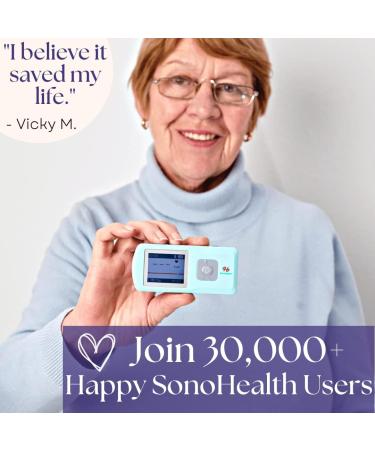 EKG Monitoring Device by Sonohealth - Portable Heart Rate Monitor: Cardia Mobile - Fingertip Touch - Multiple Lead ECG Electrocardiogram - Arrhythmia & PVC Detection - Standalone or with Mobile App - Buy Online on GoSupps.com