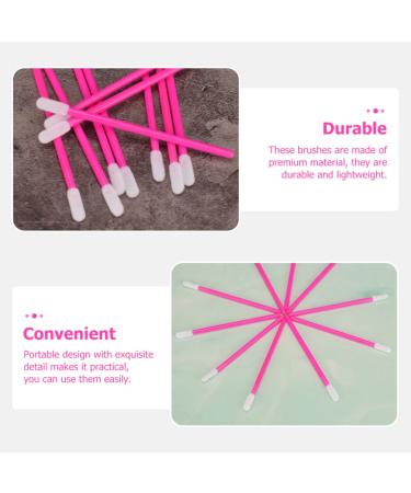 FRCOLOR 100pcs Disposable Flat Head Tongue Lip Brush - Skin-Friendly Fine Makeup Tool for Women - Gloss Bulk Supply - Buy Online on GoSupps.com