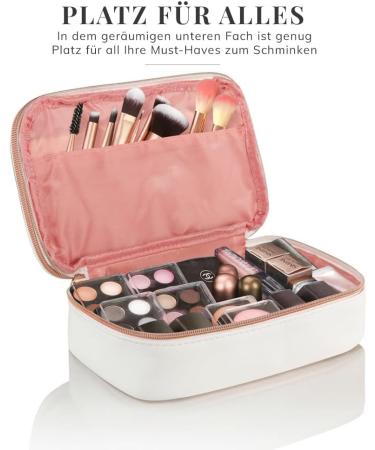 Rose Gold Make-Up Bag for Women | Noble Small Cosmetic Bag - Perfect Gift by Lily England - Buy Online on GoSupps.com