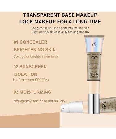 Buy CC Cream with SPF 50 - Full Coverage Hydrating Lightweight & Waterproof | Perfect Skin Tone & Blemish Control - Buy Online on GoSupps.com