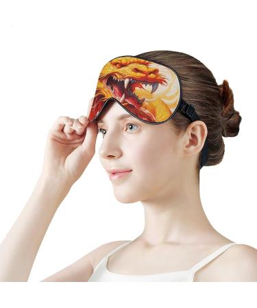 Dragon Sleep Mask - Ultralight Comfortable Eye Mask for Blocking Light | Perfect for Travel & Sleep - Ideal for Men & Women - Buy Online on GoSupps.com