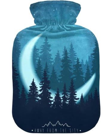 Naanle 2L Forest Tree Moon Heat Bottle | Transparent Hot Water Bottle for Pain Relief & Cold Therapy | Hand & Foot Warmer - Buy Online on GoSupps.com