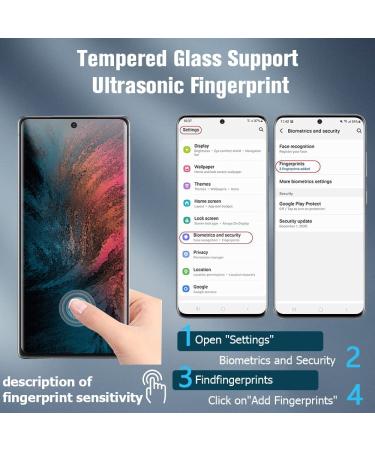 2+2 Pack Galaxy Note 20 Screen Camera Protector - 9H Tempered Glass, Scratch Resistant, Ultrasonic Fingerprint Support | For Samsung Galaxy Note 20 5G 6.7 Inch - Buy Online on GoSupps.com
