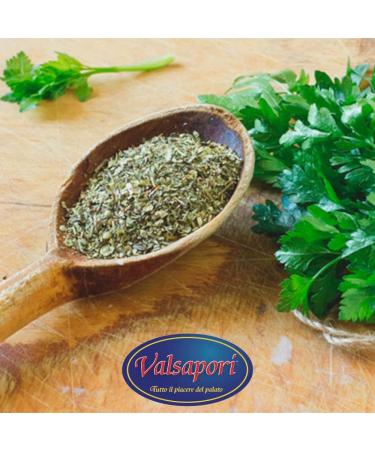  HOME LINE Sun-dried parsley leaves in a 250g pack - Sicilian culture | Gluten-free vegan | Aromatic spices - Buy Online on GoSupps.com