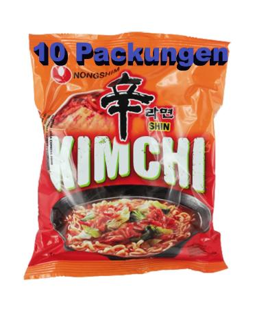rumarkt Kimchi Pack of 10 Instant Pasta 120g