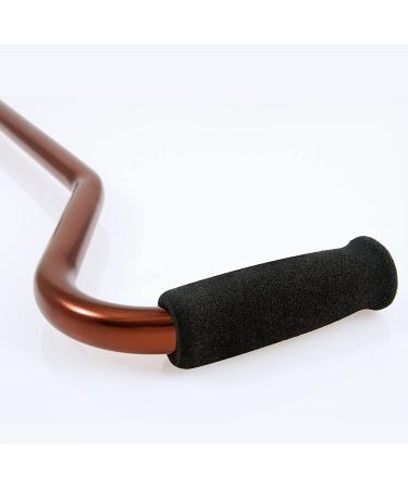 Cane Grip Replacement Foam Handlebars - 4 Pack Black - 4.53 x 0.98 x 0.98 Inch - Buy Online on GoSupps.com
