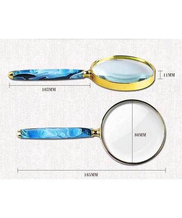 Spacmirrors Magnifying Glass Craft Gift Birthday Favors DIY Hanging Decors -6PCS 8inch Magnifying Home Decoration Magnifier - Buy Online on GoSupps.com