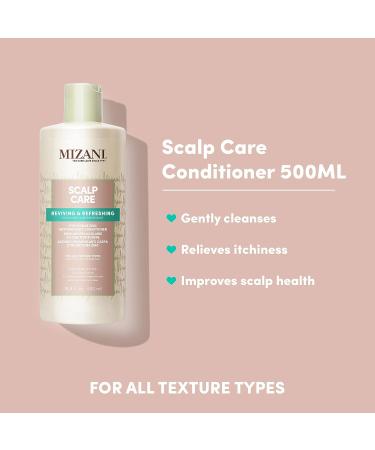 Mizani Scalp Care Dandruff Conditioner | Controls Scalp Flaking & Itching | Pyrithione Zinc | Curly Hair 16.9 Fl Oz - Buy Online on GoSupps.com