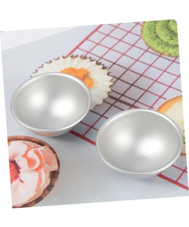 COHEALI Circle Stencil 4PCS soap molds food molds cake mold Aluminum Molds Bath Moulds cake pan puck 3d baking mold Silver medium - Buy Online on GoSupps.com