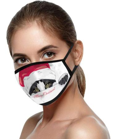 Riou 5-Piece Christmas Washable Bandana Neck Gaiter - Comfortable & Breathable Mouth and Nose Protection for Men & Women - Buy Online on GoSupps.com