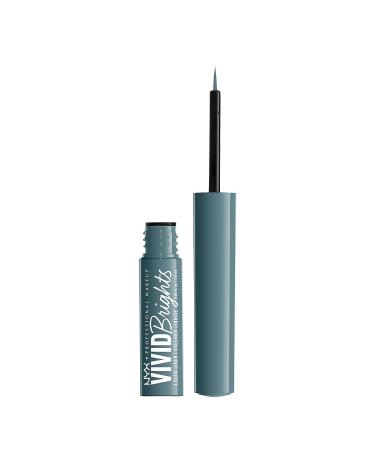 NYX Vivid Brights Liquid Liner - Cyan Simp 01 | Smear-Resistant Eyeliner - Buy Online on GoSupps.com