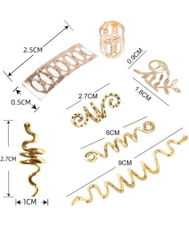 Sctmda Dreadlocks Jewellery 47 Pieces Braids Beads Hair Accessories Adjustable Aluminium Dreadlocks Cuffs Hair Accessory Set Braids Hair Accessories Hair Dreadlocks Accessories for Braids Decorations - Buy Online on GoSupps.com