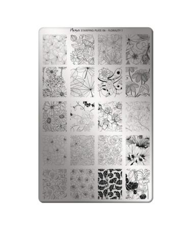 Moyra France Boutique Officielle - Moyra stamp plate Florality 1