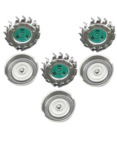 Replacement Shaver Heads Set of 3 for Philips Norelco HQ64 HQ54 HQ5705 HQ6070 HQ6073 7310XL PT710 - International Shipping Available - Buy Online on GoSupps.com