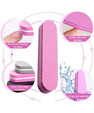 MABSSI 20 Pieces Buffer Block Buffer for Acrylic Nail Art Kit Manicure Tools Yellow - Buy Online on GoSupps.com