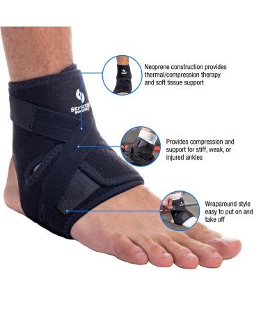 Buy Athletic Performance Neoprene Ankle Brace | Best Support for Active Lifestyles | International Shipping Available - Buy Online on GoSupps.com