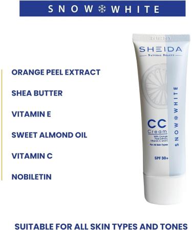 Sheida CC Cr me Correction & Soin en 1 - SPF 30+ - 50 ml - Buy Online on GoSupps.com