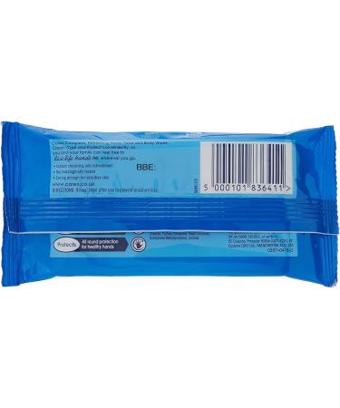 3x Cussons CAREX Refreshing Cleansing WIPES Hand Face & Body 15's Pocket Travel 15 Count (Pack of 3) - Buy Online on GoSupps.com