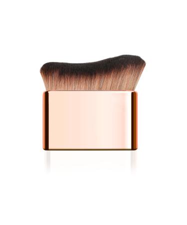 Siren Makeup Brush BeCause Pro Siren Brush Siren Brush Makeup Foundation Makeup Brush Foundation Brush for Liquid Makeup (Rose Gold)