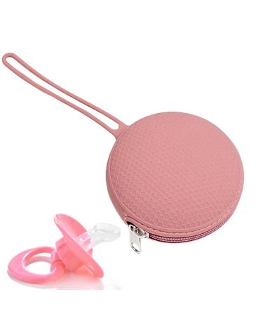 Voihamy Dark Pink Silicone Pacifier Holder & Travel Bag - Waterproof Storage for Small Objects - Buy Online on GoSupps.com