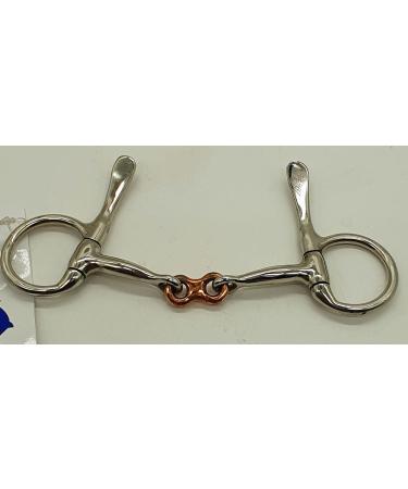 Baucher Half Spoon Bit for Minishetty & Minipony - Copper Plate Double Jointed Sizes 7.5 to 11.5 - Tysons - Buy Online on GoSupps.com