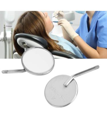 20 Professional Tooth Mirrors Replacement Heads - Stainless Steel Odontoscope - 2.2cm Diameter - High-Quality Dental Tools for Accurate Oral Examination - International Shipping Available - Buy Online on GoSupps.com