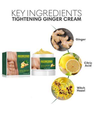 Solipac Gynecomastia Tightening Ginger Cream - Cellulite Reduction & Firm Chest - Natural Shape Improvement - 2pcs - Buy Online on GoSupps.com