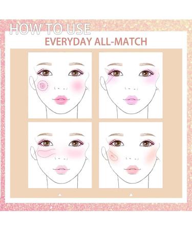 Palette de 12 couleurs d'anticernes et de fards joues longue tenue r sistante aux bavures estompable 2 en 1 fards joues en cr me au fini mat Palette de maquillage pour le visage (#02) #12-2 - Buy Online on GoSupps.com