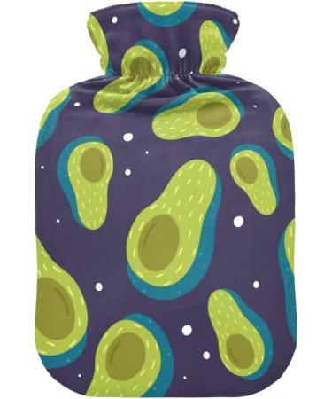 NAANLE Galaxy Avocado Hot Water Bottle 1L with Cover | Transparent Bed & Hand Heater for Pain Relief & Cold Therapy - Buy Online on GoSupps.com