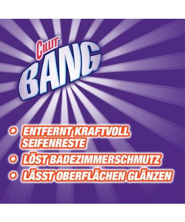 CILLIT BANG Active Foam Soap Scraps & Shine - Ultra Effective Foam Cleaner for Shower and Bathroom - Cleaning Without Wiping - 1 x 600 ml - Buy Online on GoSupps.com