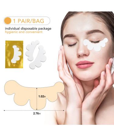 Lunamoon Eye Pads for Eyelash Extensions - 50 Pairs Flower Gold | Perfect for Lifting & Coloring Eyelashes - Buy Online on GoSupps.com