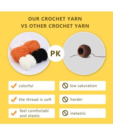 SO-CNITC Beginner Crochet Kit - Crochet Animal & Knitting Starter Kit with Instruction & Video Tutorials - Includes Yarn, Hook, Needle & Accessories - Perfect for DIY Fox Lovers - Buy Online on GoSupps.com