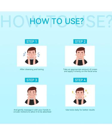 Nmbol Cream Moisturizing Moisturizing Cream Face Men Face Cream With Hyaluronic Acid Face Moisturizing Cream Men Face Care Against Wrinkles Strengthens Skin Collage Improved 50ml - Buy Online on GoSupps.com