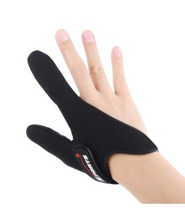 Uniwit Professional Thumb + Index Finger Neoprene Glove for Fishing Black