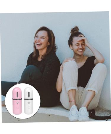 Mikinona 2pcs Moisturizing Sprayer Handheld Sprayer Facial Face Spa Steamer Travel Cosmetic Evaporator Abs - Buy Online on GoSupps.com