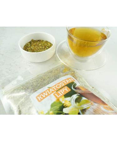 Linden flower Herbal tea | Wild crafted Tilia cordata |Rich in flavonoids | Loose tea| (200) 200.0 grams - Buy Online on GoSupps.com