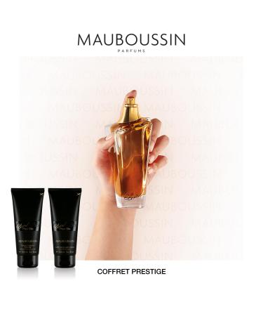 Mauboussin - Elixir Pour Elle Prestige Set: Eau de Parfum Perfumed Body Wash Perfumed Body Milk & Black Toiletry Bag - Buy Online on GoSupps.com