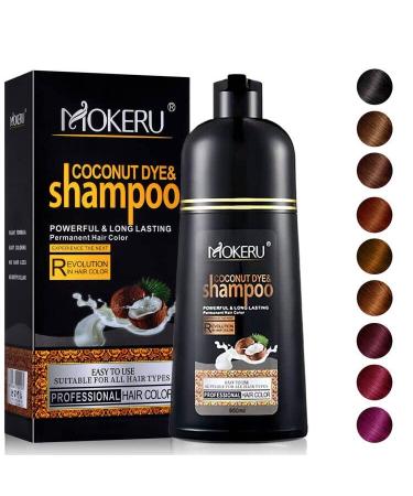 FVQUHVO Dark Brown Hair Color Shampoo for Gray Hair -Instant Hair Dye Shampoo 3 in 1 for Men & Women - Herbal Brown Shampoo Long Lasting Brown Hair Dye 16.90 Fl Oz(Dark Brown) - Buy Online on GoSupps.com