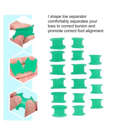 Toe Spacer & Hallux Valgus Corrector | Bunion Straightener for Men & Women | Overlapping Toes Relief - Buy Online on GoSupps.com