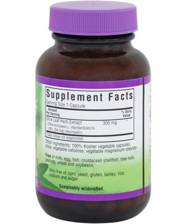 Bluebonnet Nutrition Olive Leaf Extract 60 Veggie Capsules - Buy Online on GoSupps.com