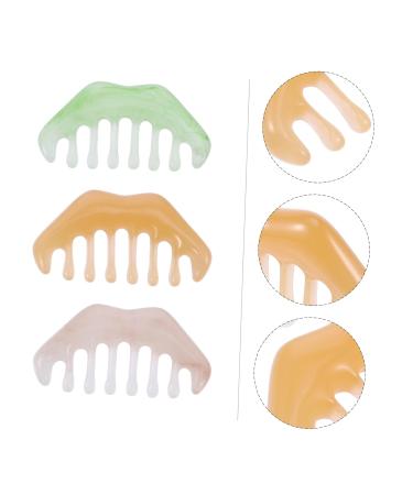 Beavorty 6 STK Massage Comb - Promote Scalp Circulation & Health | Gua Sha Body Massage Device for Men | Chinese Style Hair Comb - Buy Online on GoSupps.com