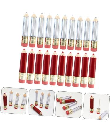 Anneome 20 pi ces Tube Vide Crayon Conteneurs Rechargeables pour et Gloss DIY Transparent et Rouge et tanche Bouteilles Cosm tiques - Buy Online on GoSupps.com