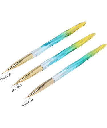 Ultra Fine Nail Art Brushes Set Nail Painting Pen Comfortable Handle Multi Purpose DIY Nail Art Tools Brushes Included Nail Pen for UV Gel Nail Extensions Nail Painting - Buy Online on GoSupps.com