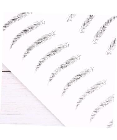 LALADEFIEE 2 Pairs Eyebrow Sticker Lumentes Magnetic Eyelashes False Eyelashes Elf Brow Gel Eyebrows Black - Buy Online on GoSupps.com