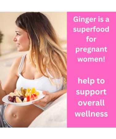 Organic Lemon Ginger Pregnancy Tea for Nausea Relief - Caffeine-Free, USDA Certified - 20 Count Pack - Up to 40 Servings - Buy Online on GoSupps.com