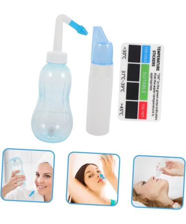 Lurrose Nasal Wash Cleaning Set - Adult Neti Pot & Irrigation Bottle for Nose Care - Buy Online on GoSupps.com