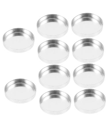 Lot de 10 Plateaux en Aluminium 20 Mm pour Maquillage Palettes de Fards Paupi res Vides Porte-ombres Paupi res Compact Outil DIY pour Maquillage Voyage et Rangement Femmes