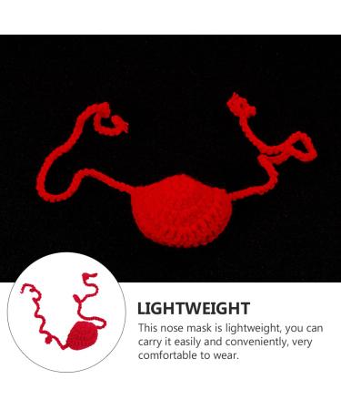 Lurrose Outdoor Nose Masks - Red Protective Covers for Comfort & Safety | 5x5cm Cotton Nose Protection Accessories - Buy Online on GoSupps.com