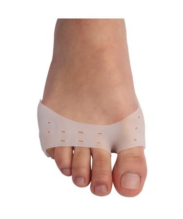 Toe Protection Silicone Gel Caps - 2 Pairs for Ballet & High Heel Shoes | Soft Toe Shear & Pump Guards for Men & Women - Buy Online on GoSupps.com